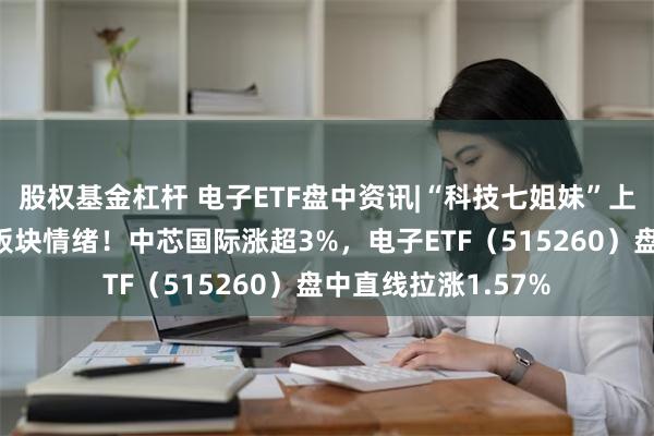 股权基金杠杆 电子ETF盘中资讯|“科技七姐妹”上攻，活